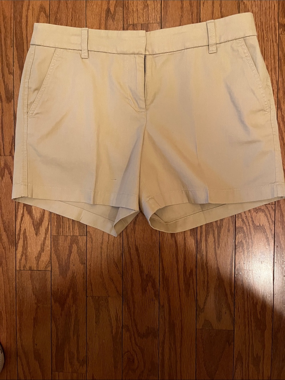 J. Crew Khaki Beige Tailored Bermuda Shorts
